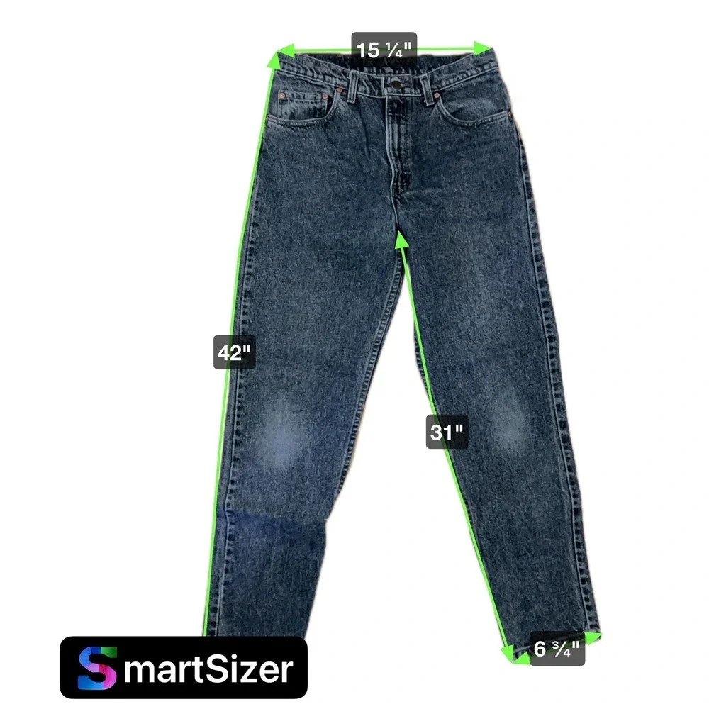 VINTAGE‎ Levis 550 Jeans Mens 33X31 Blue Tapered Leg Ted Tab 90s